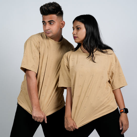 Unisex Trendy Oversized Round Neck T-Shirt