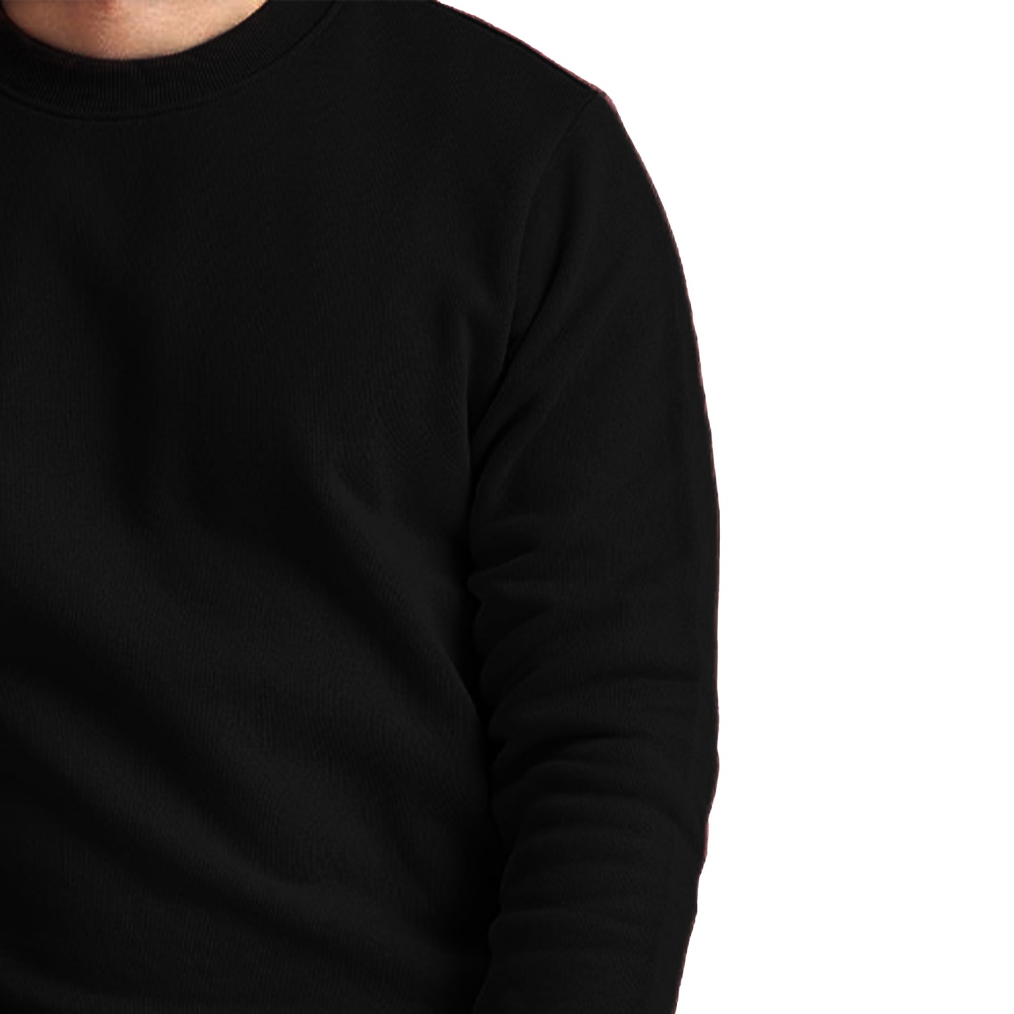 MEN'S SOLID FULL SLEEVES ROUND NECK WINTER SWEATSHIRT