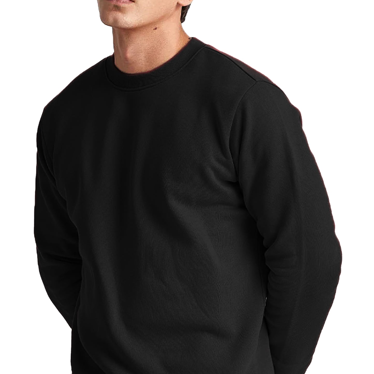 MEN'S SOLID FULL SLEEVES ROUND NECK WINTER SWEATSHIRT