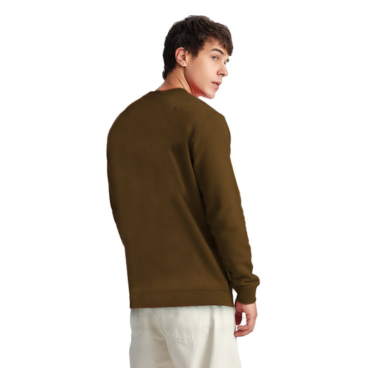 MEN'S SOLID FULL SLEEVES ROUND NECK WINTER SWEATSHIRT