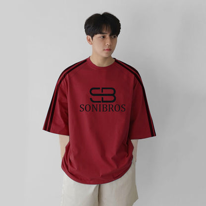 SONIBROS OVERSIZE ROUND NECK COTTON CASUAL T-SHIRT