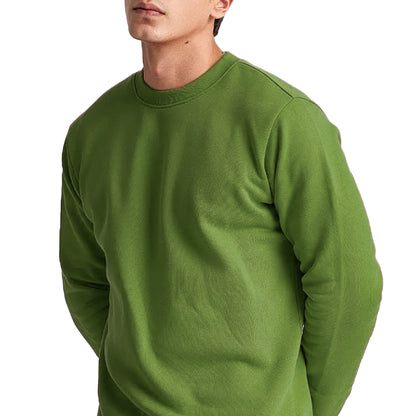 MEN'S SOLID FULL SLEEVES ROUND NECK WINTER SWEATSHIRT