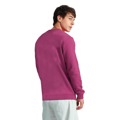 MEN'S SOLID FULL SLEEVES WINTER CASUAL SWEATSHIRT