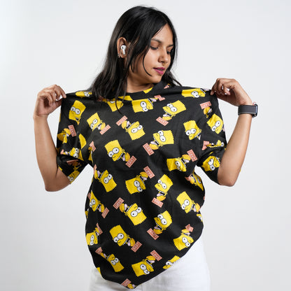 Trendy Unisex Printed Round Neck T-Shirt