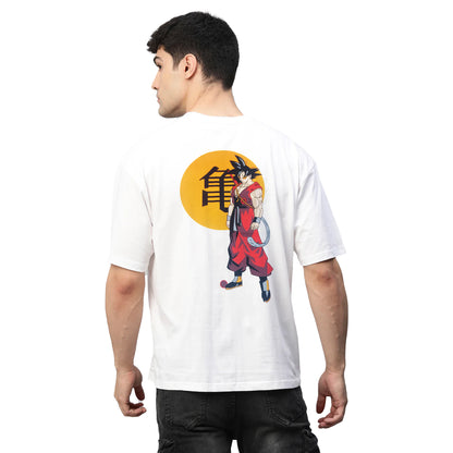 Half Sleeves Goku Printed Tshirt