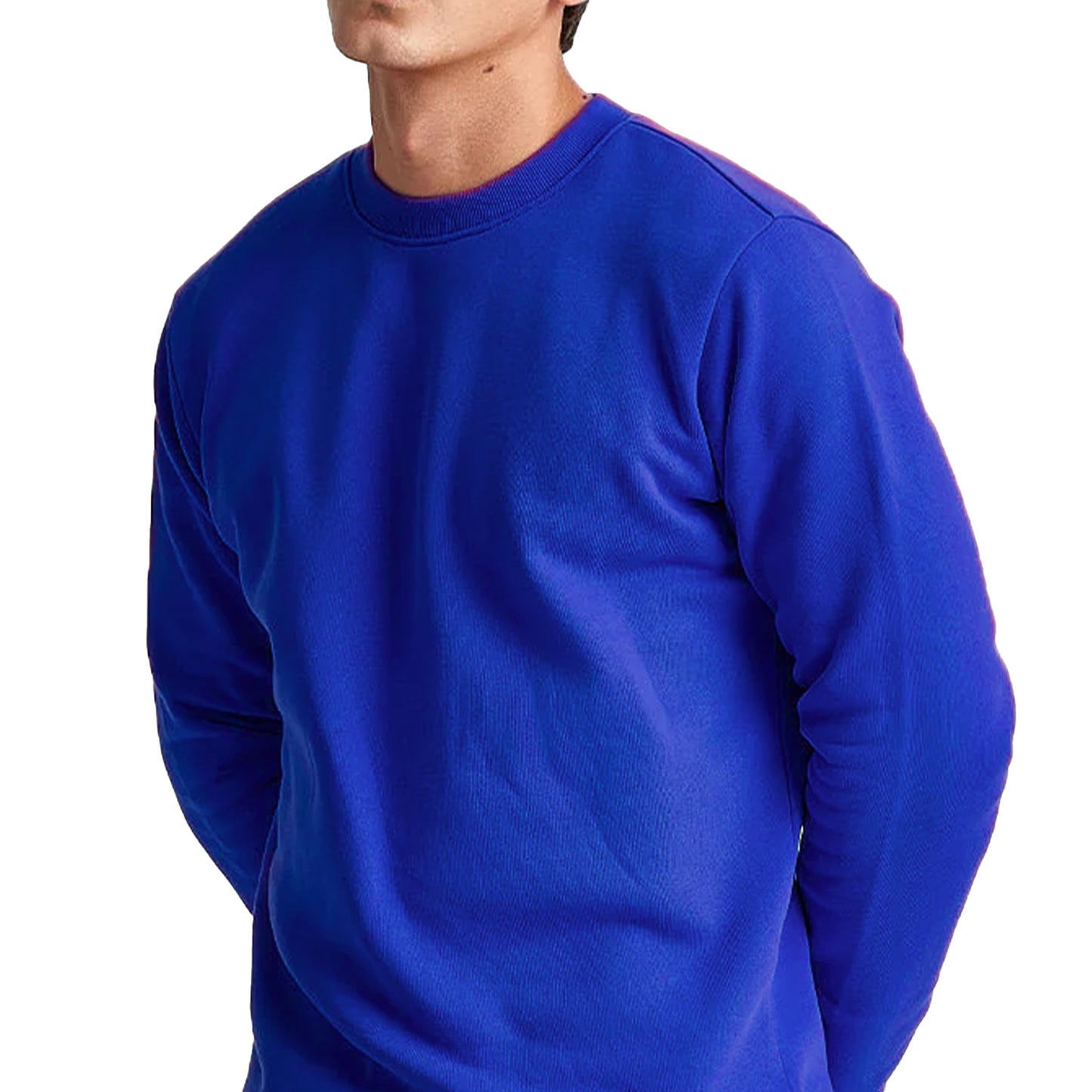 MEN'S SOLID FULL SLEEVES ROUND NECK WINTER SWEATSHIRT