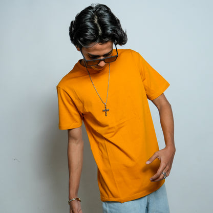 Trendy Oversized Round Neck T-Shirt for Men