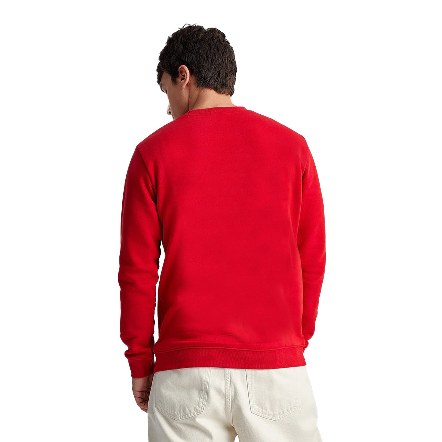 MEN'S SOLID CASUAL WINTER SWEATSHIRT