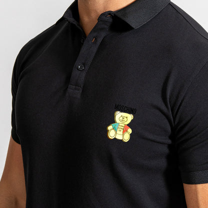 SONIBROS Polo Collared Printed T-Shirt