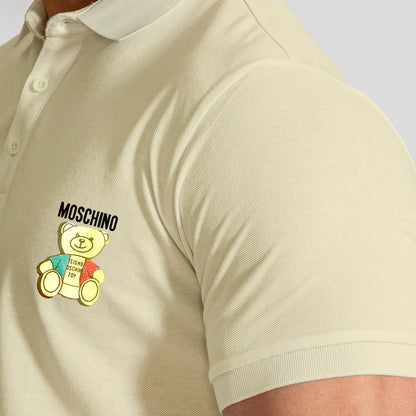 SONIBROS Polo Collared Printed T-Shirt