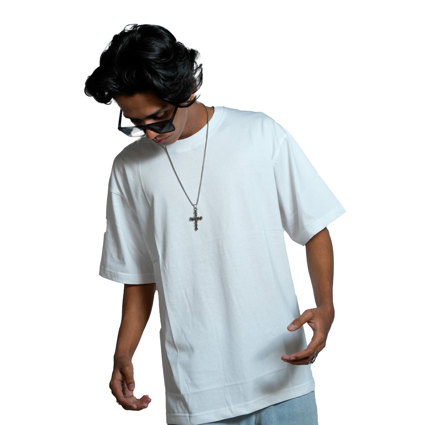 Trendy Oversized Round Neck T-Shirt for Men