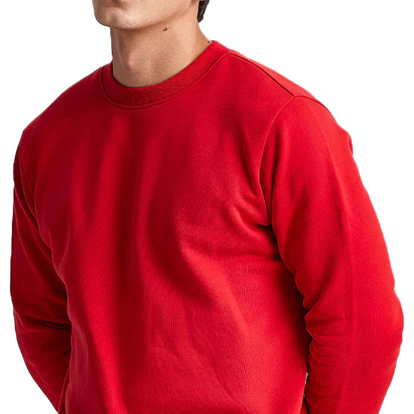 MEN'S SOLID CASUAL WINTER SWEATSHIRT