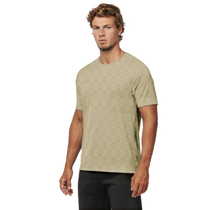 MEN'S PRINTED HALF SLEEVES REGULAR FIT ROUND NECK T-SHIRT