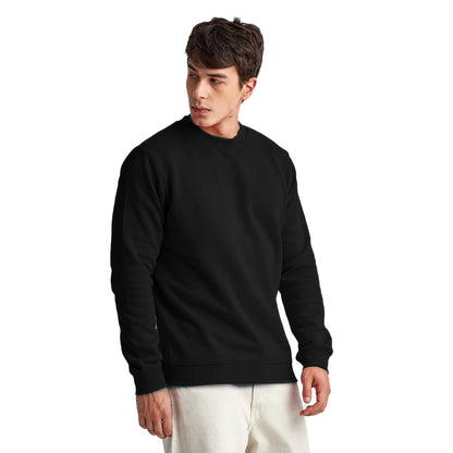 MEN'S SOLID FULL SLEEVES ROUND NECK WINTER SWEATSHIRT