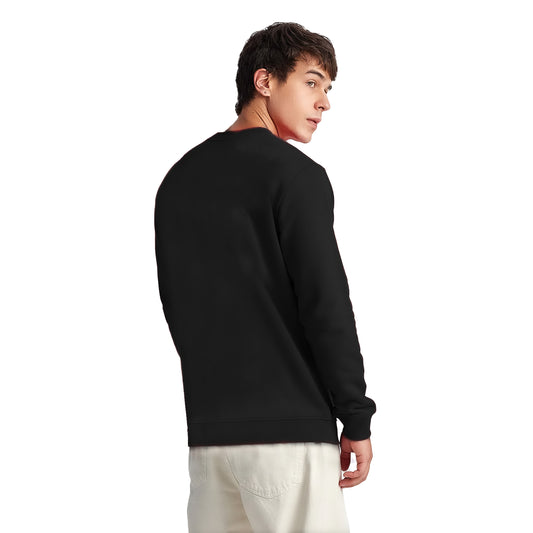 MEN'S SOLID FULL SLEEVES ROUND NECK WINTER SWEATSHIRT