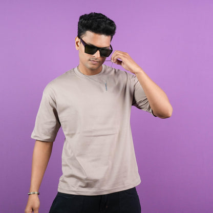 ROUND NECK  REGULAR FIT CASUAL PLAIN COTTON T - SHIRT