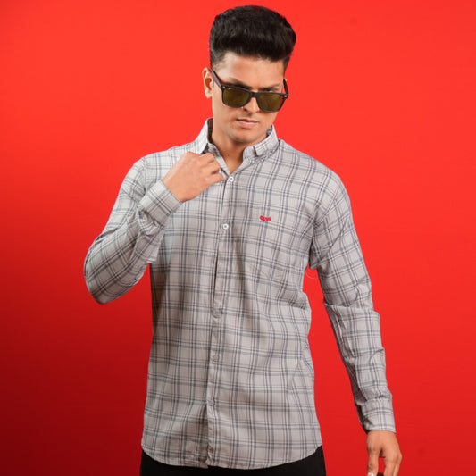 COTTON CHECKS SHIRT FULL SLEEVES FOR MEN'S