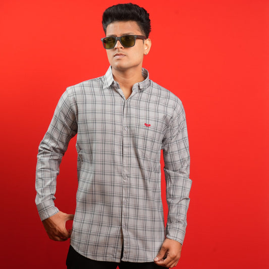 COTTON CHECKS SHIRT FULL SLEEVES FOR MEN'S