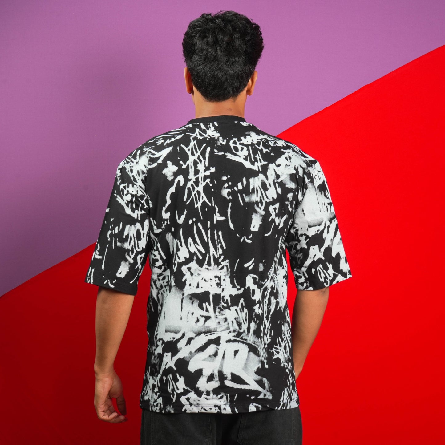 Over Sized Printed Casual T-Shirt