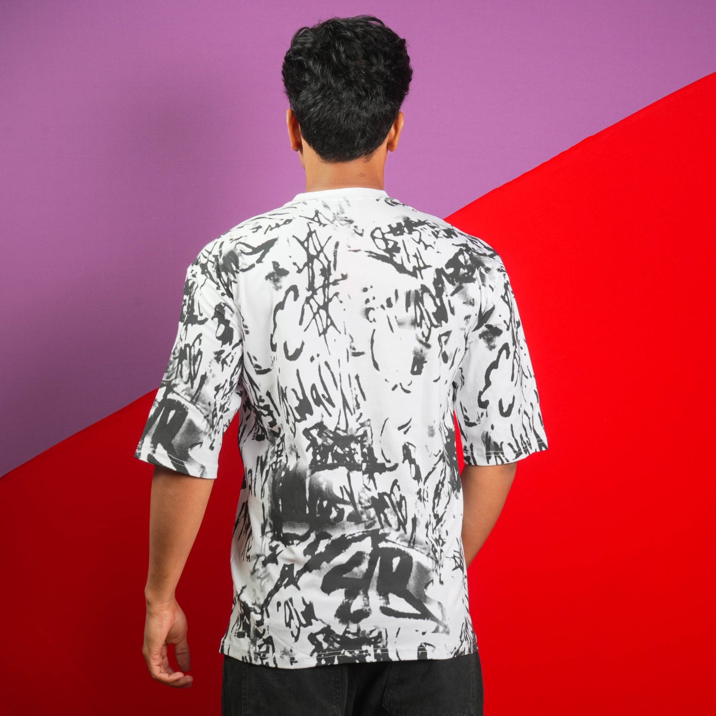 Over Sized Printed Casual T-Shirt