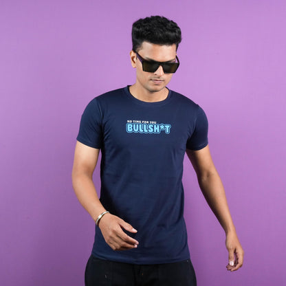 MONTEQUINTO FRONT & BACK PRINTED REGULAR FIT CASUAL T - SHIRT