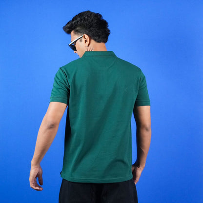 CASUAL REGULAR FIT POLO (COLLAR) T - SHIRT