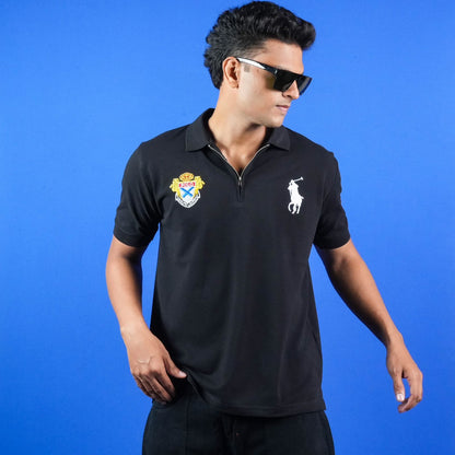 CASUAL REGULAR FIT POLO (COLLAR) T - SHIRT