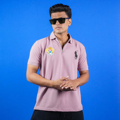 CASUAL REGULAR FIT POLO (COLLAR) T - SHIRT