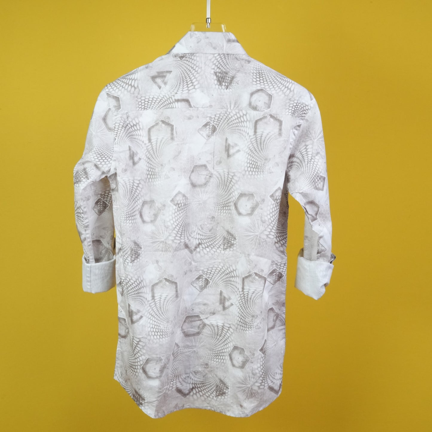 MEN'S ALL OVER PRINTED REGULAR FIT COTTON SHIRT