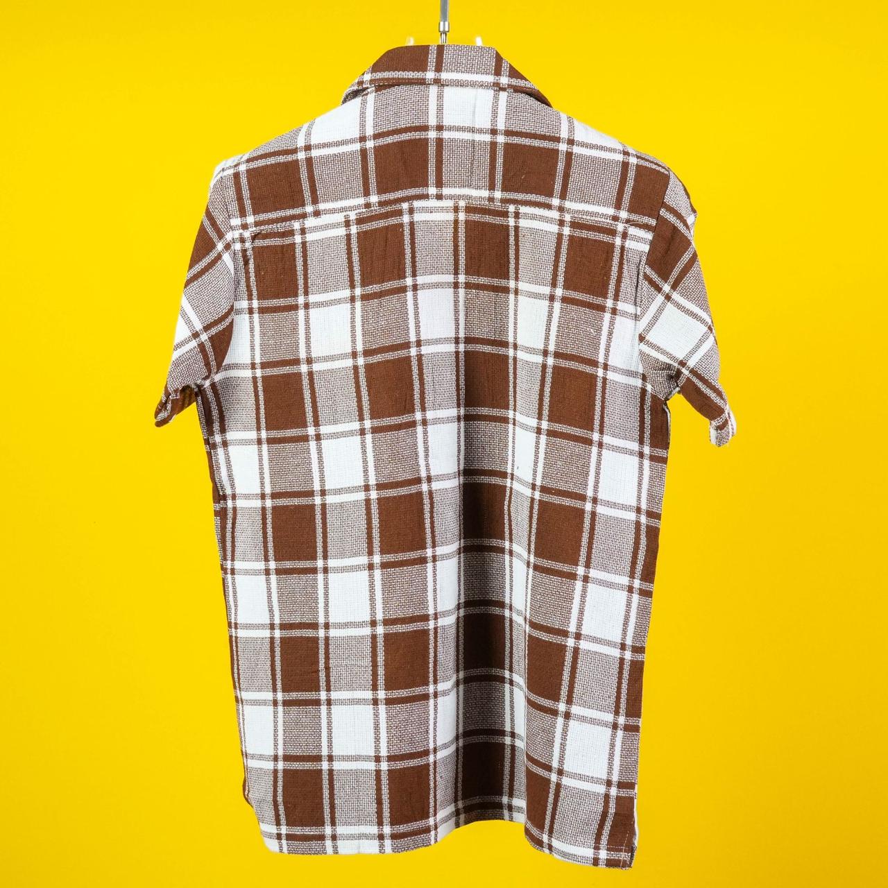 HALF SLEEVES COTTON CHECKS SHIRT FOR MEN'S