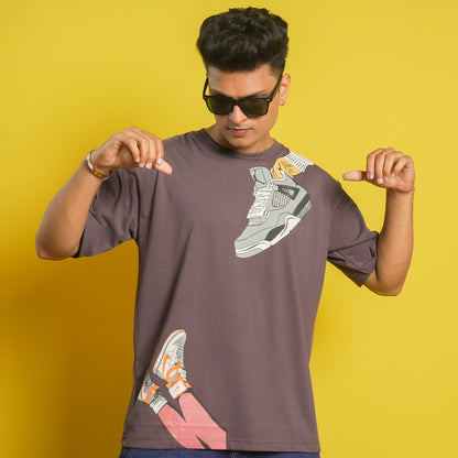 Over Sized Printed Casual T- Shirt