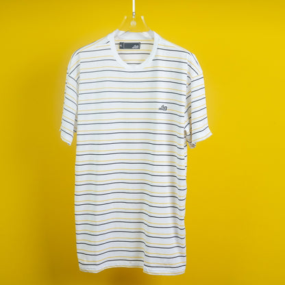 Stripe Casual Half Sleeves T- shirt