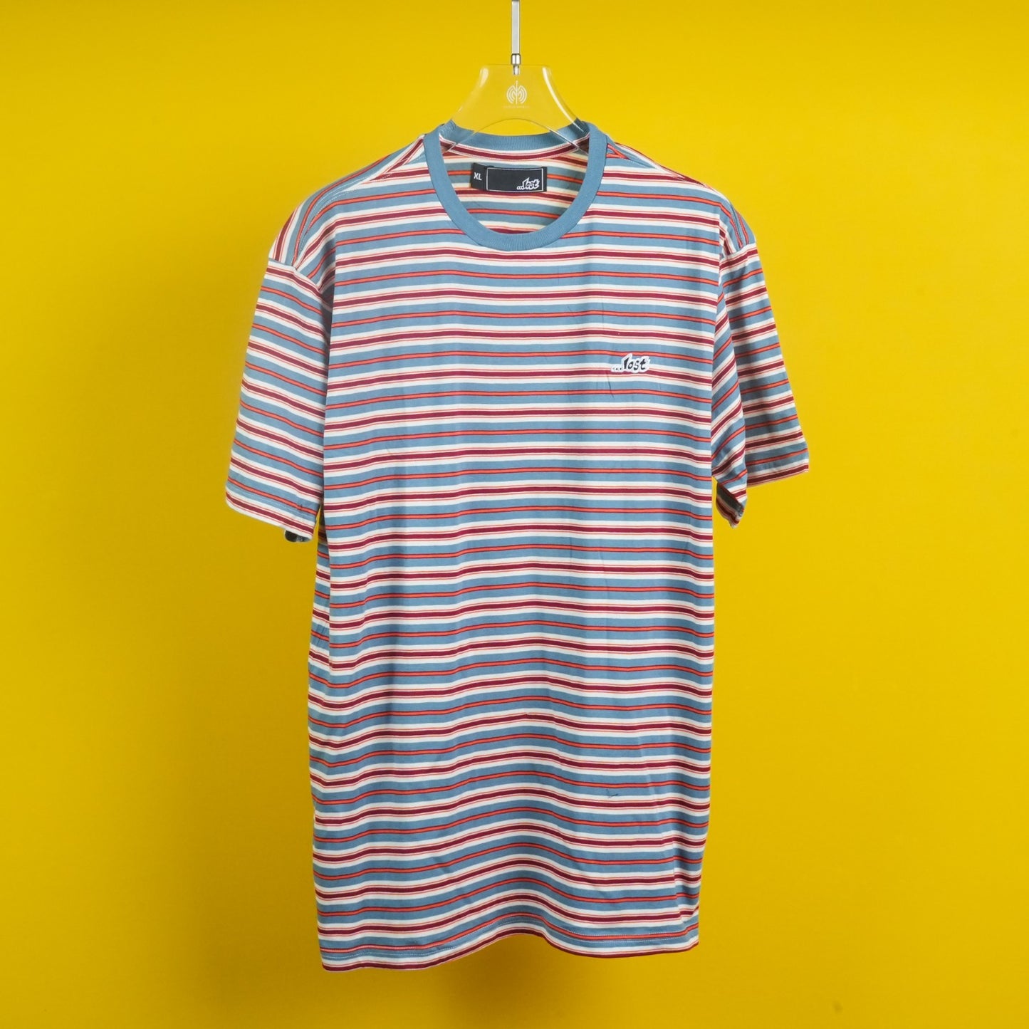 Stripe Casual Half Sleeves T- shirt