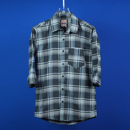 MEN'S CHECKS REGULAR FIT FULL SLEEVES COTTON SHIRT