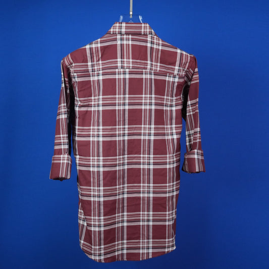 MEN'S CHECKS REGULAR FIT FULL SLEEVES COTTON SHIRT