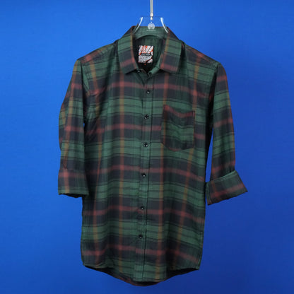 MEN'S CHECKS REGULAR FIT FULL SLEEVES COTTON SHIRT