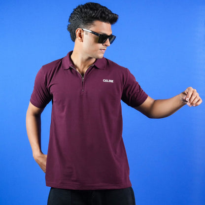 CASUAL POLO  MATTY  T - SHIRT  FOR MEN