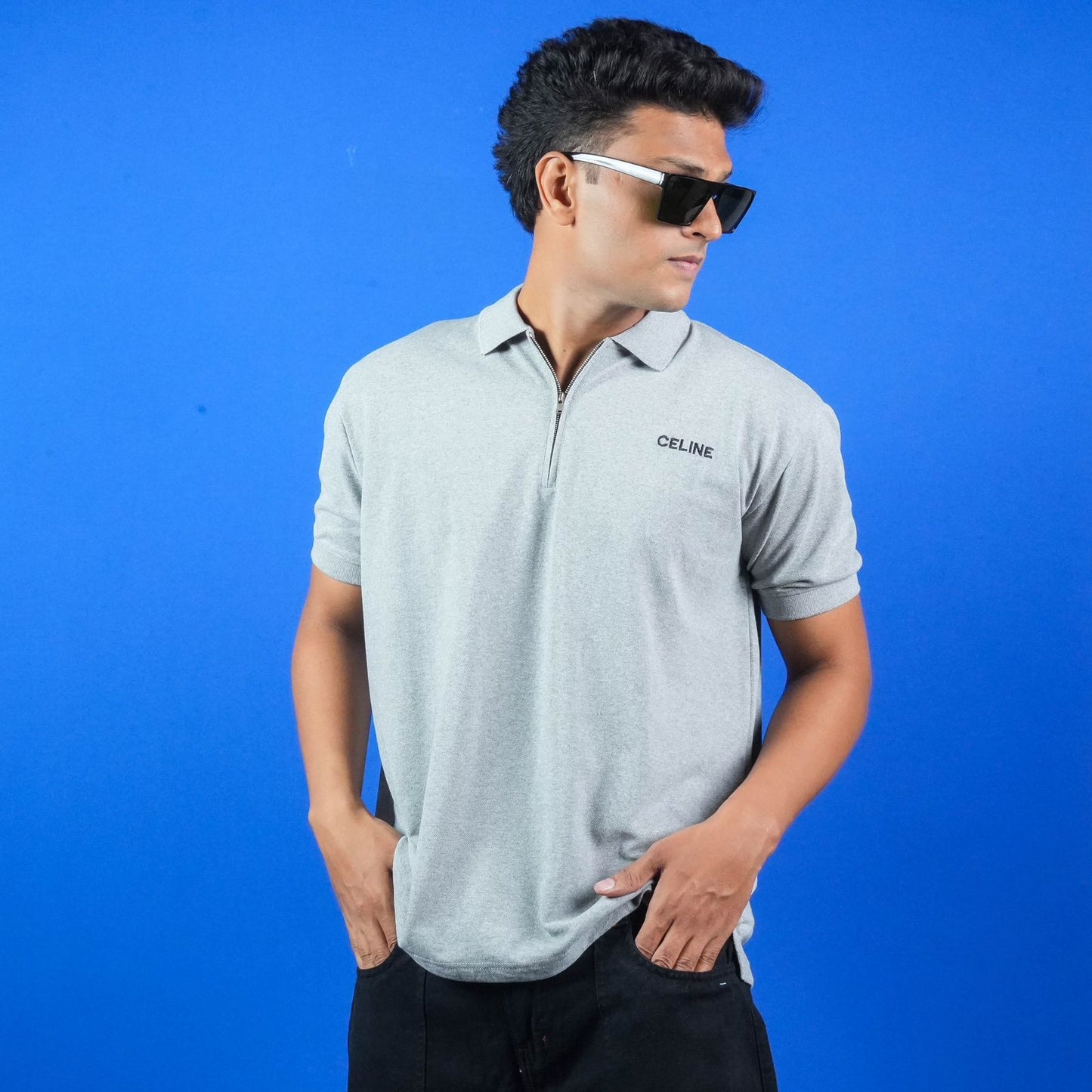 CASUAL POLO  MATTY  T - SHIRT  FOR MEN