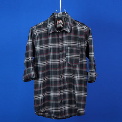 MEN'S CHECKS REGULAR FIT FULL SLEEVES COTTON SHIRT