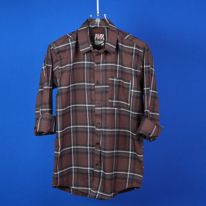 MEN'S CHECKS REGULAR FIT FULL SLEEVES COTTON SHIRT