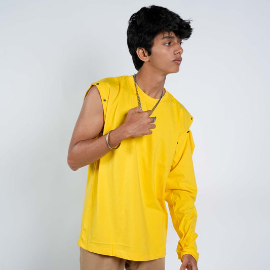 SONIBROS Sunshine Trio: Yellow 3-in-1 T-Shirt Set ( AVAILABLE IN XL SIZE )