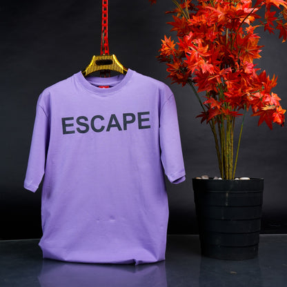 Violet Voyage: Escape Printed T-Shirt ( AVAILABLE IN  M, L , XL )