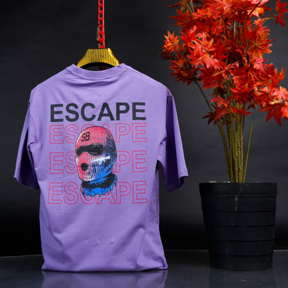 Violet Voyage: Escape Printed T-Shirt ( AVAILABLE IN  M, L , XL )