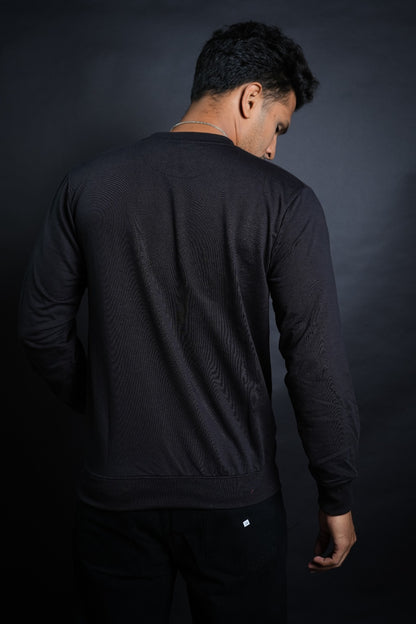 Midnight Classic: Black Full Sleeve T-Shirt