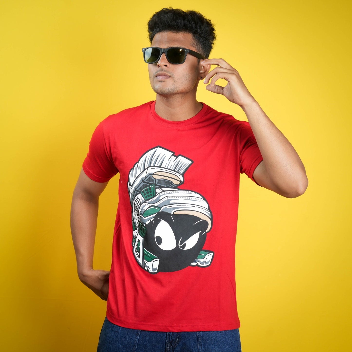 Homens Marvin Printed T-Shirt