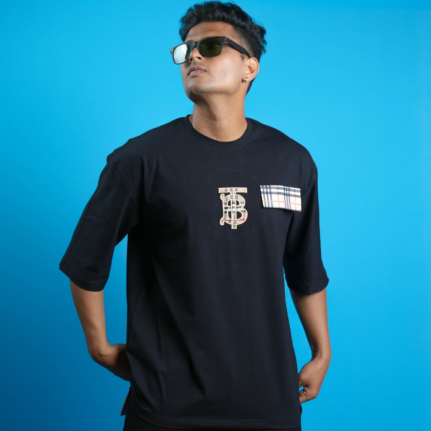 Designer Patterned Logo Tee