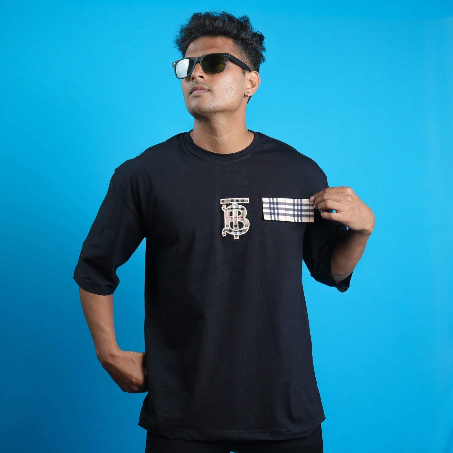 Designer Patterned Logo Tee