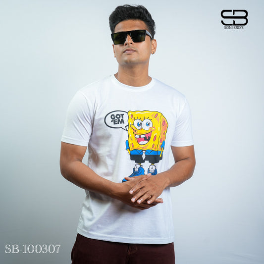 Sponge Bob Printed T-Shirt