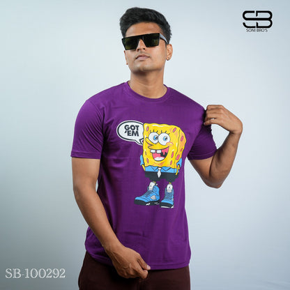 Sponge Bob Printed T-Shirt