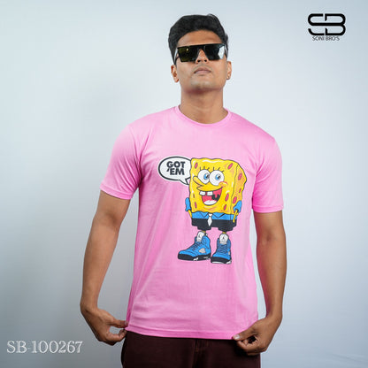 Sponge Bob Printed T-Shirt